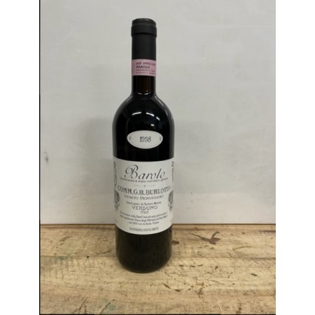 BAROLO 1998 G.B. BURLOTTO MONVIGLIERO